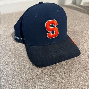 Navy Blue Cap with Orange S Logo Nike DriFit Adjustable